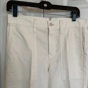 JCrew Cargo Ivory Pants